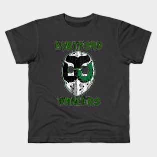 Hartford Whalers Rock Metal Kids T-Shirt